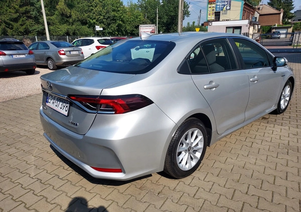 Toyota Corolla cena 91800 przebieg: 33500, rok produkcji 2021 z Pabianice małe 154